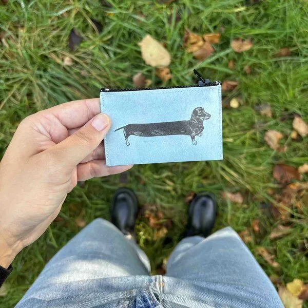 paprcuts paprcuts Münzbörse, Sausage dog (blau), – Produktbild 2 von 4