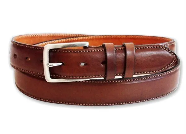 Greenbelts Greenbelts Herren Ledergürtel LELAND, Braun, – Produktbild 3 von 5