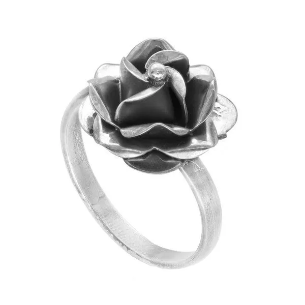 pakilia pakilia Silber Ring Rose Fair-Trade und handmade, Rosa, – Produktbild 3 von 8