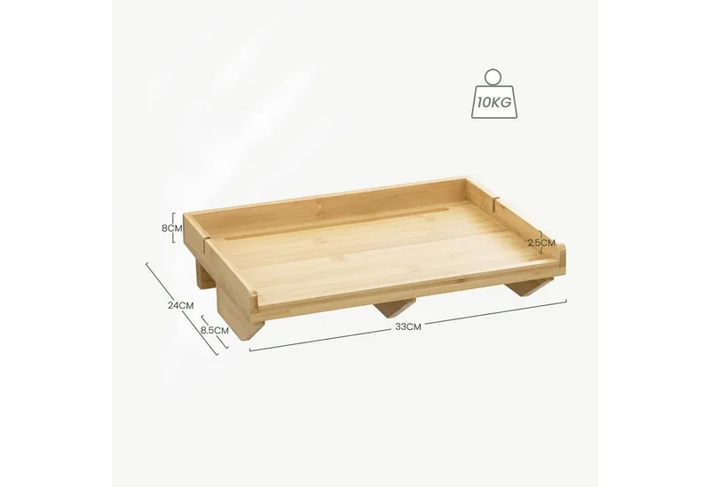 EUGAD Nachttisch (1-St), Bettablage zum Einhängen, für Hochbett Etagenbett, Beige, – Produktbild 4 von 5