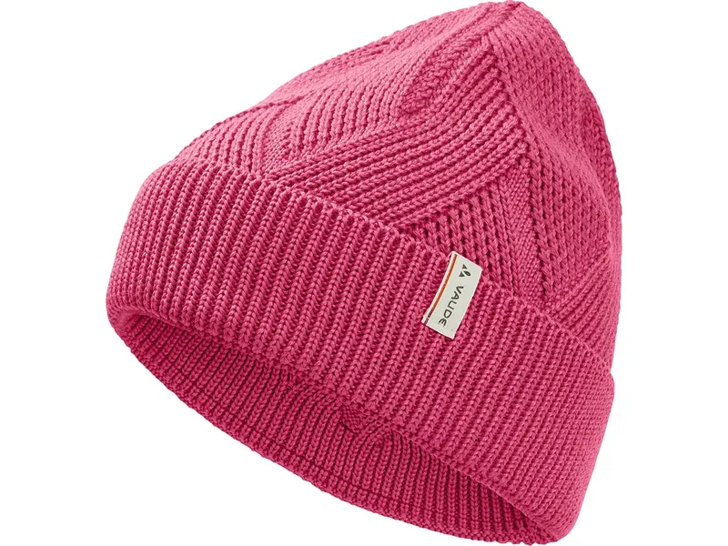 Vaude Vaude Beanie Mütze "Skomer" mit Merinowolle, hibiscus pink – Produktbild 2 von 2