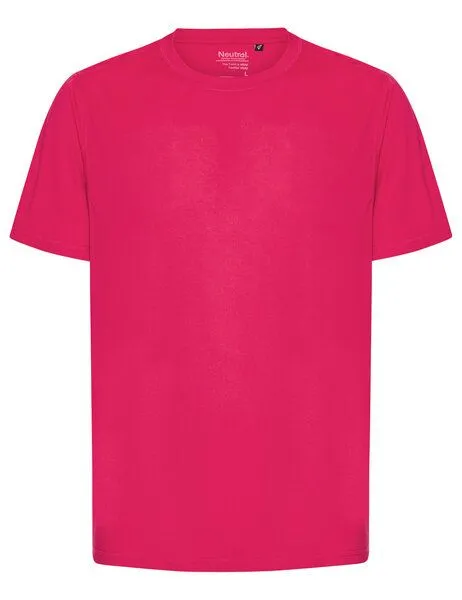 Neutral Neutral® Unisex T-Shirt Sportshirt Laufshirt Bodyfit Körpernah Schnell trocknend von Neutral RPet Recycling Polyester, Pink, – Produktbild 2 von 3