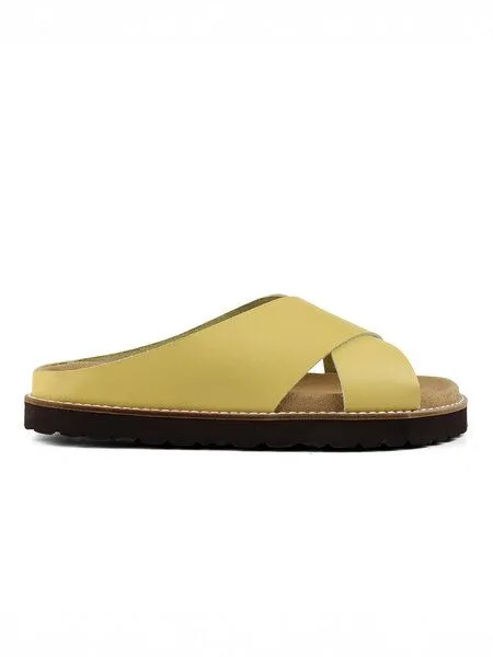 Kavat Kavat Bequeme Sandalen - Länna - aus Leder, Soft sun (gelb), – Produktbild 1 von 4