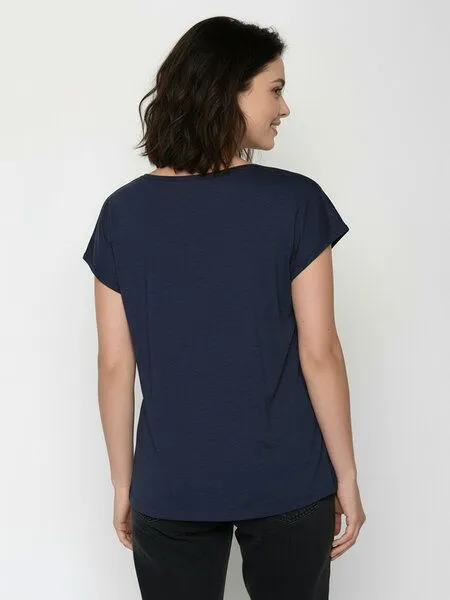 GreenBomb GREENBOMB Basic T-Shirt Cool, Navy, – Produktbild 4 von 4