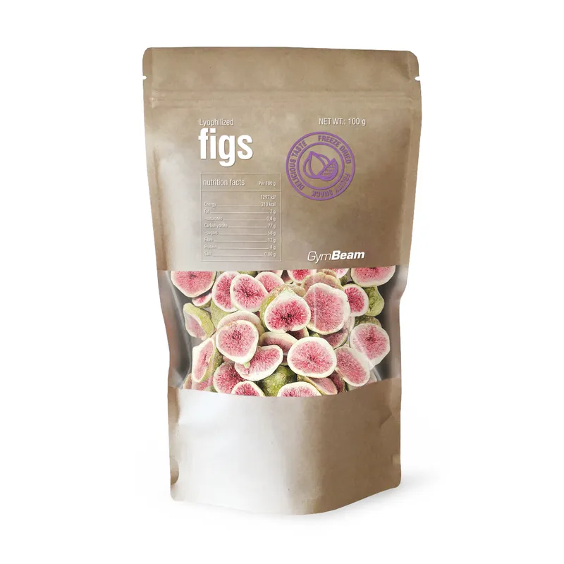 GymBeam Food GymBeam Gefriergetrocknete Feigen 100 g – Produktbild 1 von 1