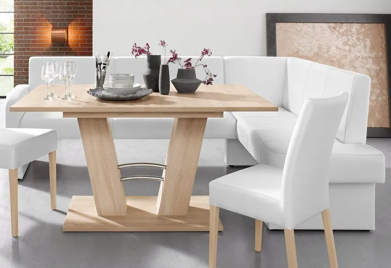 Home affaire Eckbank Umag, 210 x 60 cm, Weiß, – Produktbild 2 von 5