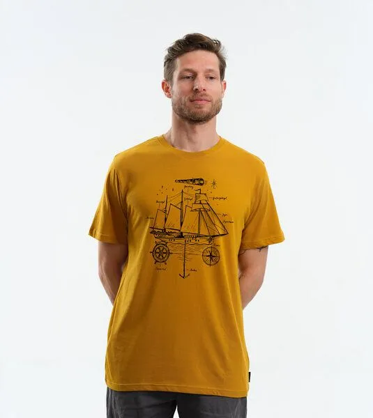 Gary Mash GARY MASH T-Shirt Sailor aus Biobaumwolle, Gelb, – Produktbild 2 von 3