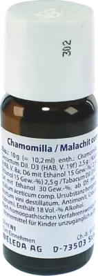 Weleda WELEDA CHAMOMILLA/MALACHIT comp.Dilution 50 ml Mischung – Produktbild 1 von 1