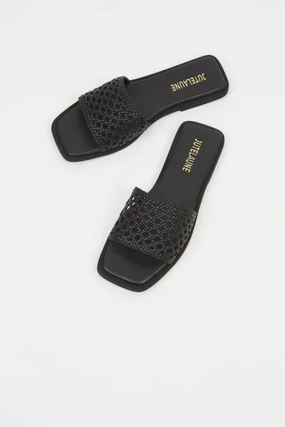 Jutelaune Jutelaune Braided Sandals, Schwarz, – Produktbild 2 von 3