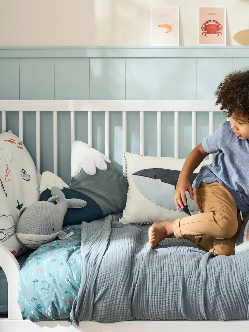 Vertbaudet Babydecke, Aqua, – Produktbild 2 von 4