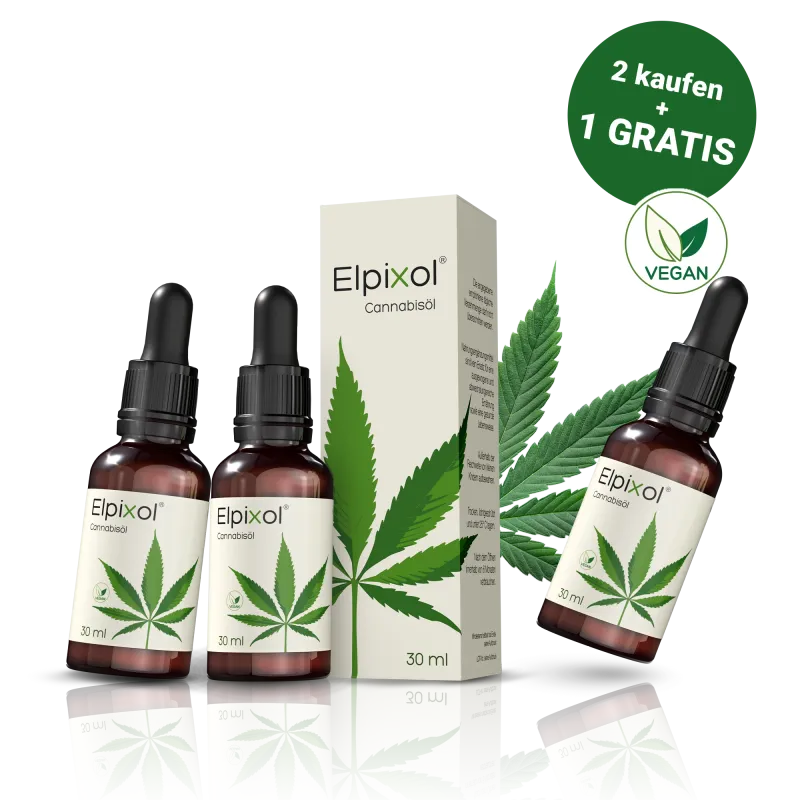 Elpixol Elpixol Cannabisöl Tropfen 3x30 ml – Produktbild 1 von 2