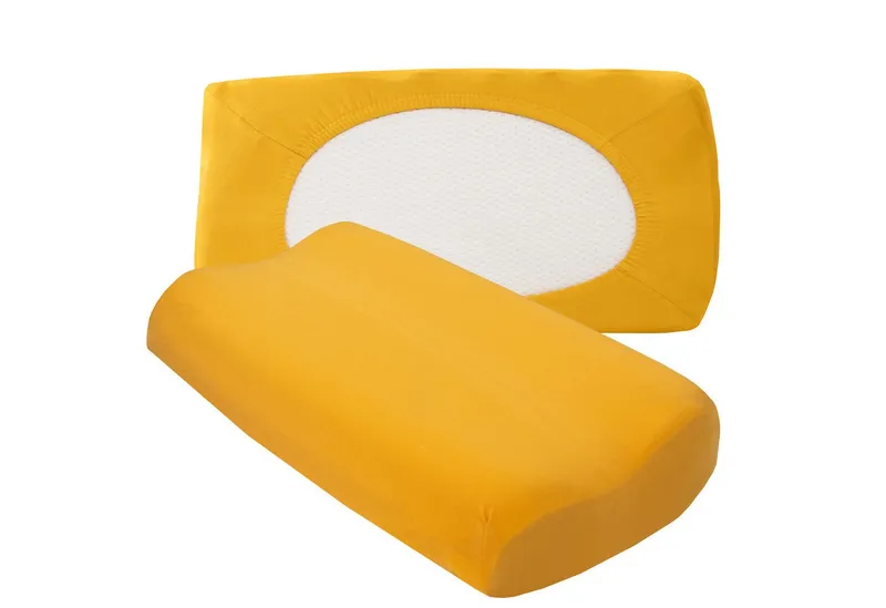 Traumschloss Kissenbezug Flex, (1 Stück), Edel-Jersey, mit Reißverschluss, Seitenschläferkissen, Goldfarben, – Produktbild 1 von 4
