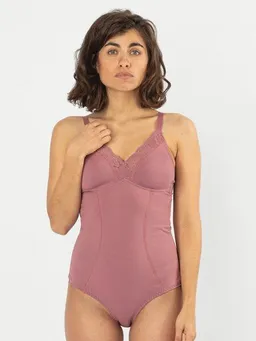 erlich textil erlich textil Eleonora Body mit Spitze aus Bio-Baumwolle, made in Europe – Produktbild 1 von 1