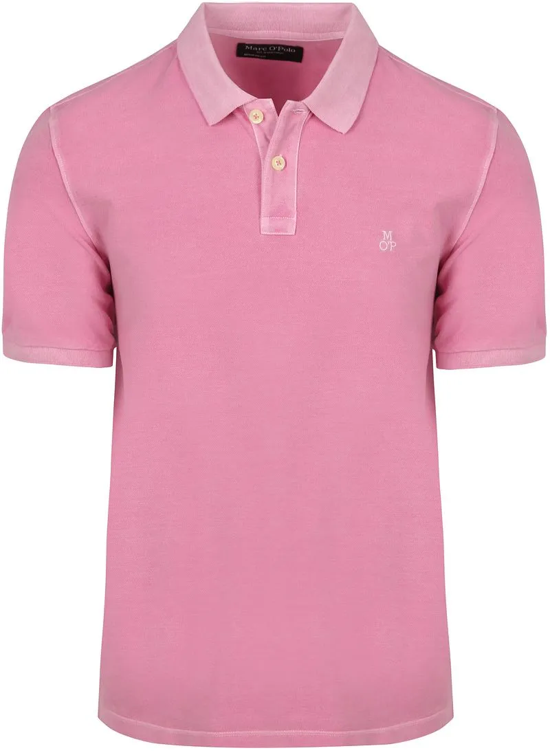Marc O'Polo Marc O'Polo Poloshirt Piqué Mellow Rosa - Größe L, Pink, – Produktbild 2 von 5