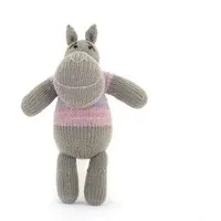 Gogo Olive Nilpferd Kuscheltier - Shamwari Original 22 cm - Handgestrickte Stofftiere by Gogo Olive – Produktbild 1 von 1