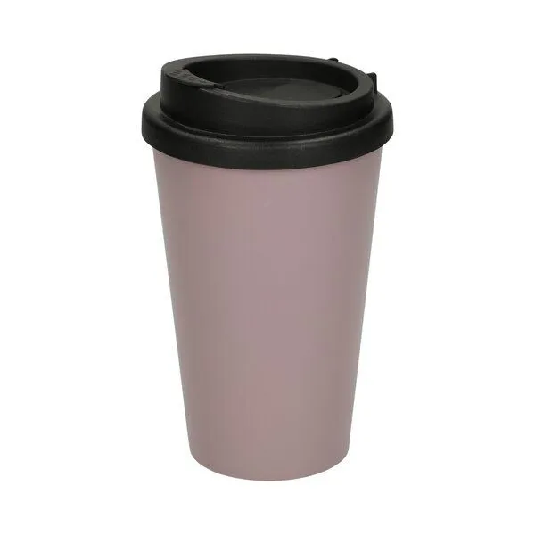 elasto elasto Kaffeebecher to go - PremiumPlus – doppelwandig - 350ml, Flieder, – Produktbild 1 von 4
