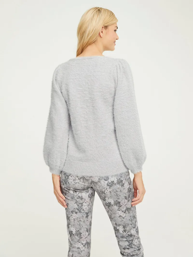 heine Strickpullover hellgrau, Hellgrau, – Produktbild 1 von 2