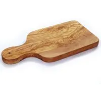 NATUREHOME NATUREHOME Schneidebrett Olivenholz Massiv mit Griff 30cm 40 cm 50 cm o. 3er Set – Produktbild 1 von 1