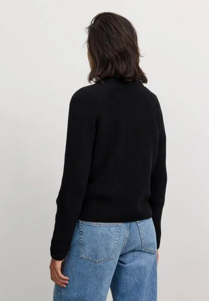 recolution Damen Strickpullover aus Bio-Baumwolle - ARUGULA - recolution, Black (schwarz), – Produktbild 1 von 4