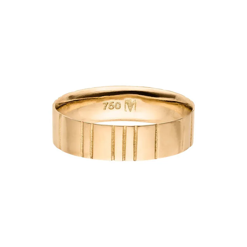Maren Jewellery Lovelines Wedding Ring - 58 / 18 Karat Gelbgold – Produktbild 1 von 1
