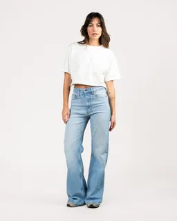 Kuyichi Kuyichi Damen vegan Jeans Flare Vivienne Revintaged Blau – Produktbild 1 von 1