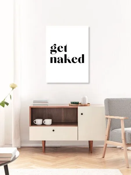 Photocircle Photocircle Poster / Leinwandbild - Get Naked No6 – Produktbild 3 von 4