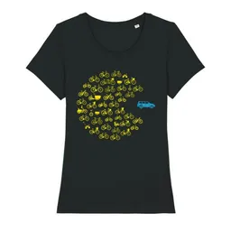 roots of compassion roots of compassion Fahrräder T-Shirt bio & fair & vegan - taillierter Schnitt - Fahrrad, critical mass – Produktbild 1 von 1
