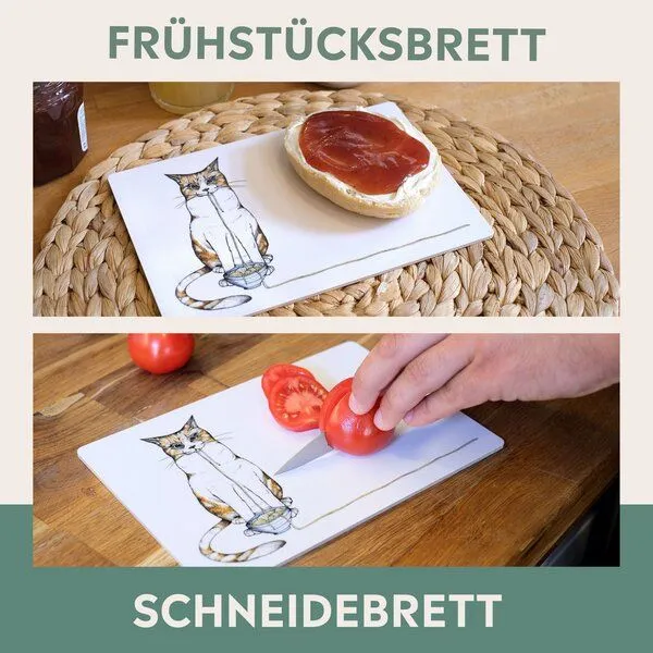 LIGARTI LIGARTI Holzbrettchen - Ramenkatze – Produktbild 4 von 4