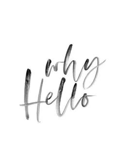 Photocircle Photocircle Poster / Leinwandbild - Why Hello No2 – Produktbild 1 von 1