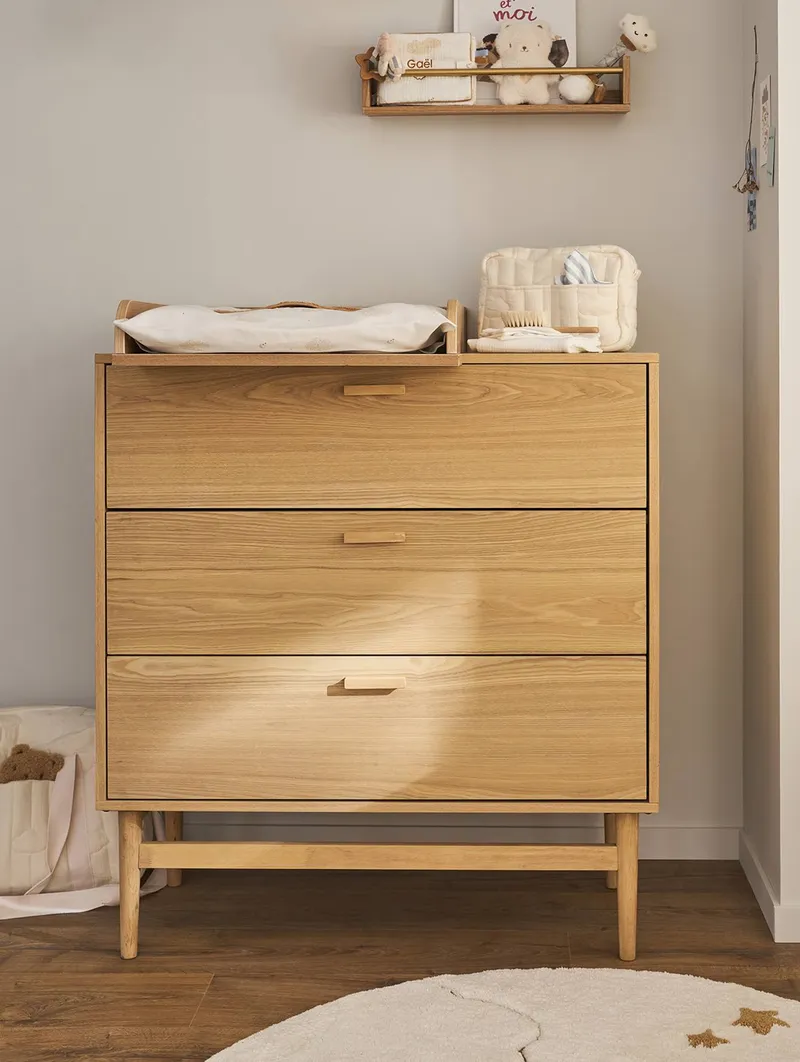 Vertbaudet Kommode KOPENHAGEN Tiefe 42cm Kinderzimmer, Braun, – Produktbild 2 von 4