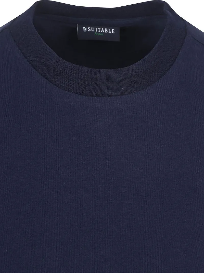 Suitable Suitable Respect T-Shirt Hi Navy - Größe XXL, Dunkelblau, – Produktbild 1 von 4