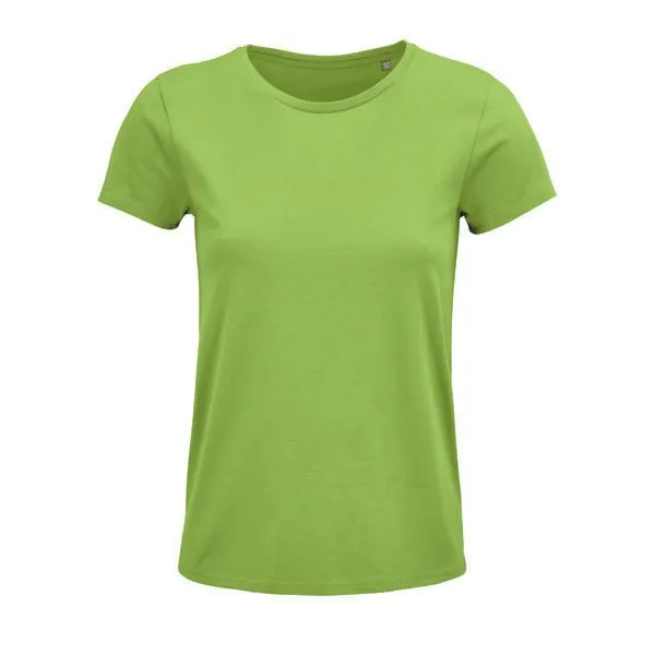 Sol's Sol's Damen T-Shirt Kurzarm Rundhals aus Bio - Baumwolle, Apple green, – Produktbild 1 von 3