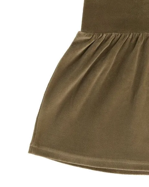 Leela Cotton Leela Cotton Kinder Nickykleid, Oliv, – Produktbild 2 von 3