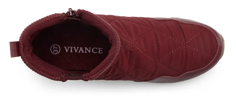 Vivance Winterstiefelette, Bordeaux, – Produktbild 2 von 3