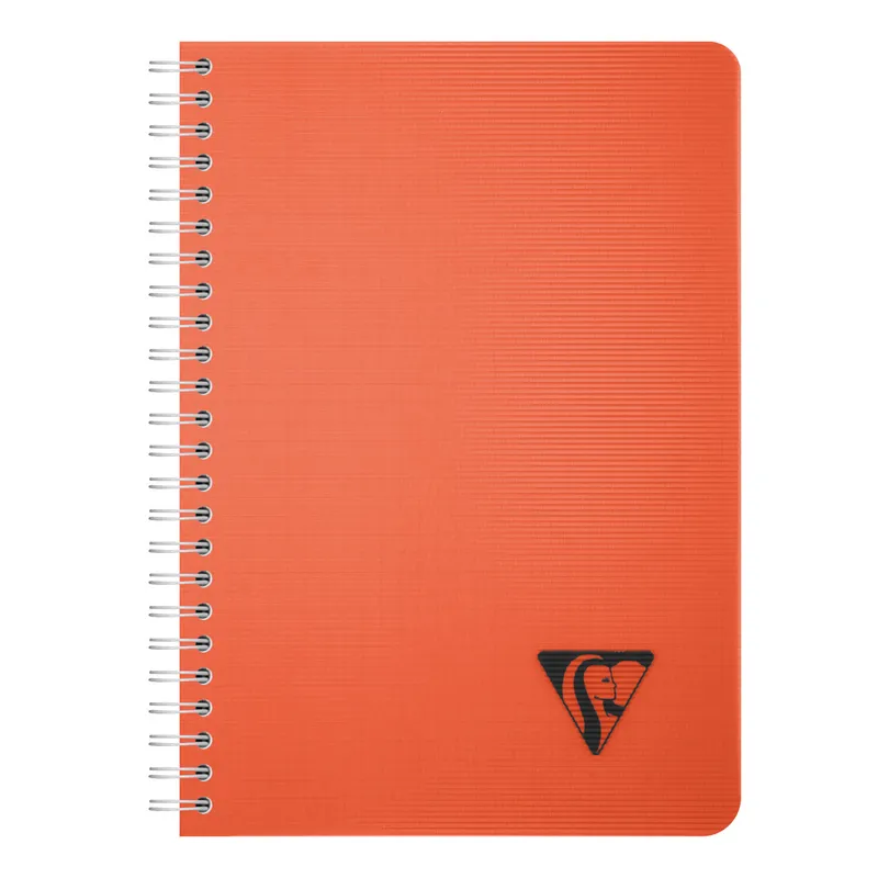 Clairefontaine Clairefontaine Spiralbuch A5 karriert 90 Blatt Krapprot, Krapprot, – Produktbild 1 von 1