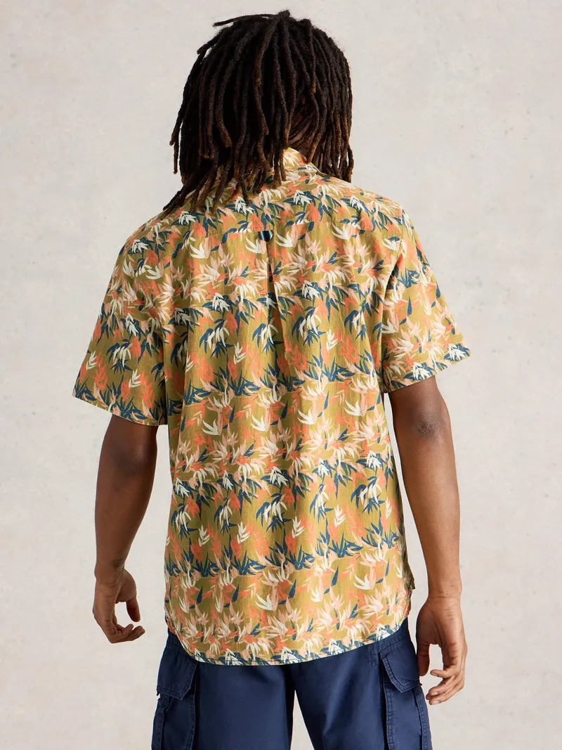 White Stuff Hemd Hayle mit floralem Print - XL, Grün print, – Produktbild 4 von 4