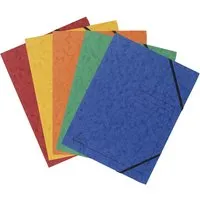 Exacompta 25 Exacompta Eckspannmappen, Colorspan-Karton, 355 g/m², DIN A4, Gummizug, sortiert – Produktbild 1 von 1