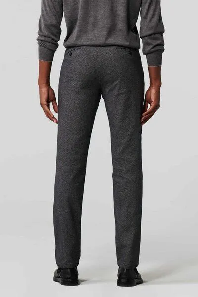 Meyer MEYER Super-Stretch Woollook Chino, Grau (mid grey), – Produktbild 3 von 4