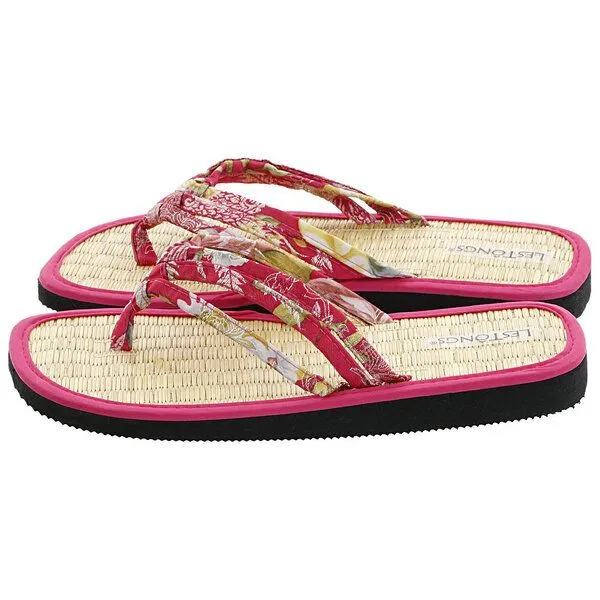 Les Tôngs Les Tôngs JUNCUS-D Hue Zimtlatschen vegane Flip-Flops mit Zimtsohle, Pink, – Produktbild 2 von 4