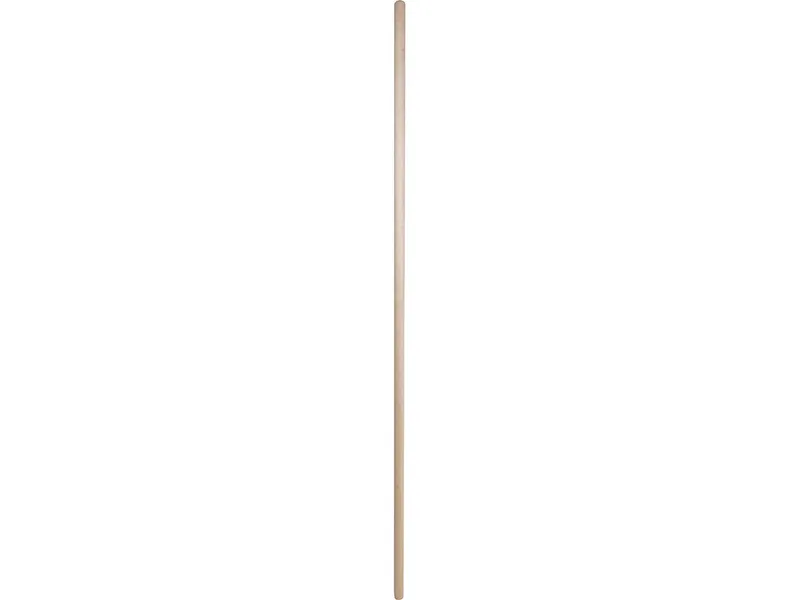 Besenstiel aus Holz, mit Konus, ohne Aufhängungsloch, 130 cm – Produktbild 1 von 1