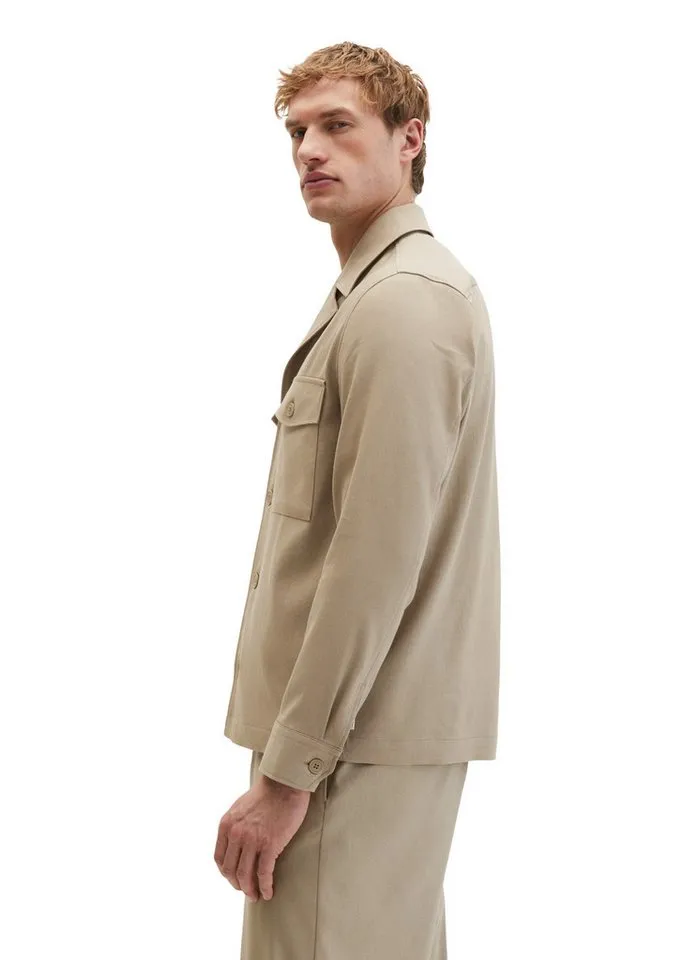 Marc O'Polo Marc O'Polo Kurzjacke aus weichem Funktionsleinen, Braun, – Produktbild 2 von 5