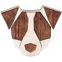 BeWooden BeWooden Jack Russell Brosche aus Holz – nachhaltiger, handgemachter Hunde-Anstecker – Produktbild 1 von 1