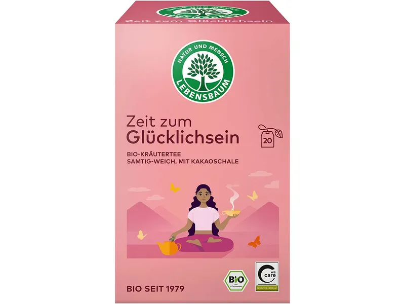 Lebensbaum LEBENSBAUM Bio-Kräutertee "Zeit zum Glücklichsein", 20 x 2 g – Produktbild 1 von 1