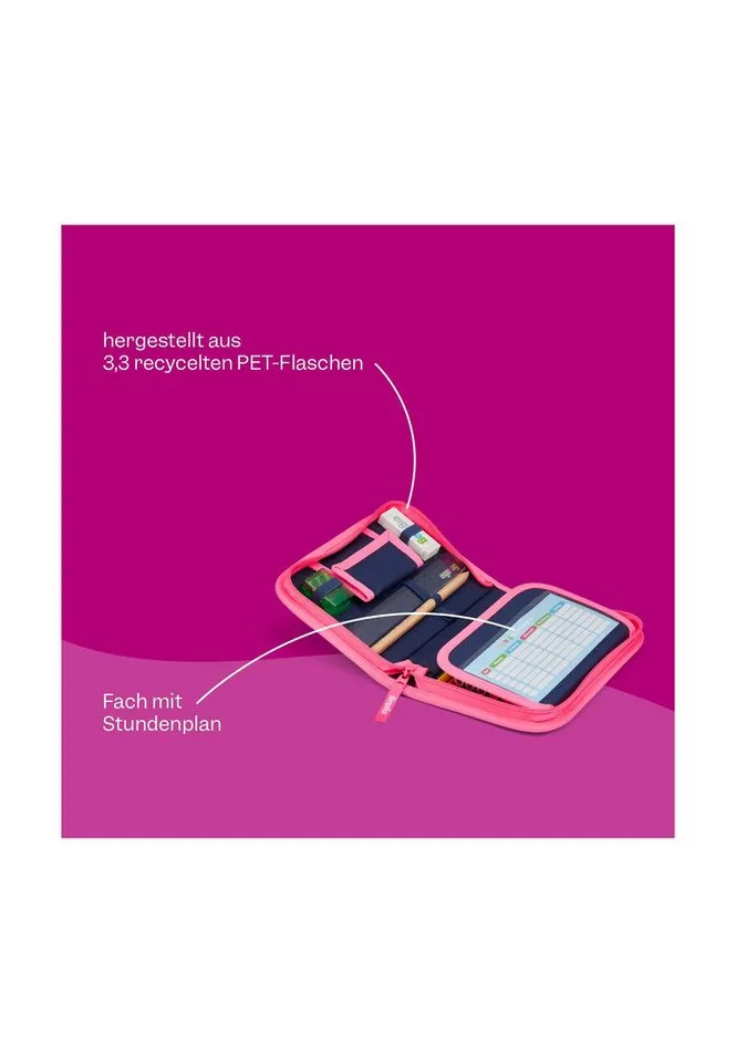 Ergobag Ergobag Federmäppchen Federmäppchen, (1-tlg), mit Lyra‑Stiften, Rosa, – Produktbild 5 von 6