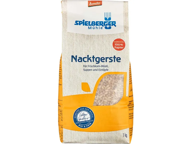 Spielberger Mühle Spielberger Mühle Bio-Nacktgerste, 1 kg – Produktbild 1 von 1