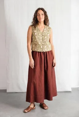 Jyoti - Fair Works Jyoti - Fair Works Bio-Baumwoll Maxirock Jharna – Produktbild 1 von 1
