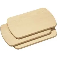 Frühstücksbrettchen aus Buchenholz, FSC, 3 Stück, 24 x 15 cm – Produktbild 1 von 1