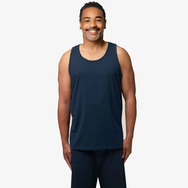 YTWOO YTWOO 2x Regular Herren Tanktop, Navy, – Produktbild 2 von 2