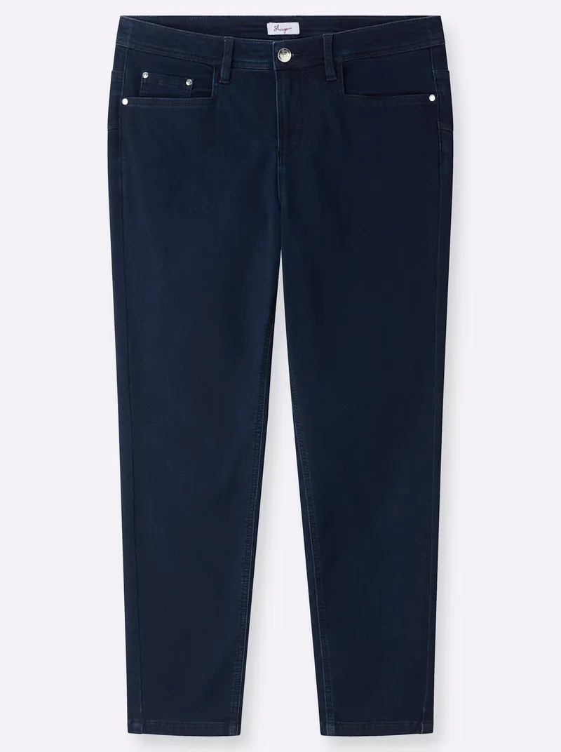 sheego Skinny Jeans, Dark blue, – Produktbild 1 von 2