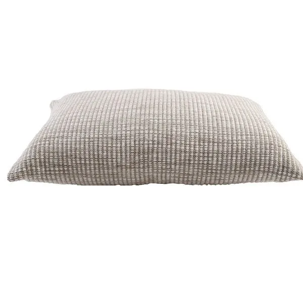 liv interior liv interior Recyceltes In-/Outdoor Kissen MELANGE, Hellgrau, – Produktbild 1 von 4